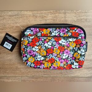 NWT Brighton Fanny Pack Waist Belt Painted Poppies Floral Purse Bag